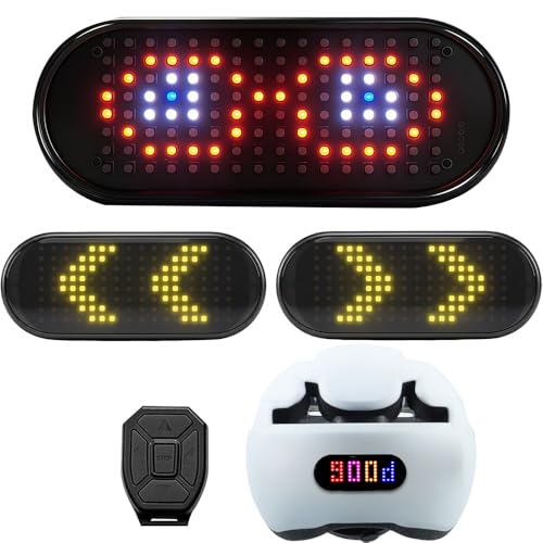 JDBMAOYE Helmet Light – Rechargeable LED Bicycle Helmet Warning Light, Suitable for Motorcycles, Scooters, Snowmobile Helmet Light, High Visibility, Lightweight, for Helmets