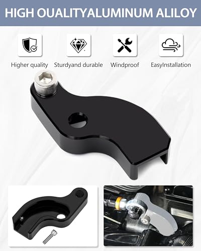 EZ Shift Neutral Gear Assist Bracket for Harley M8 2018-2025 Touring 2018-2025 Softail Breakout Motorcycle Black - color: Black N
