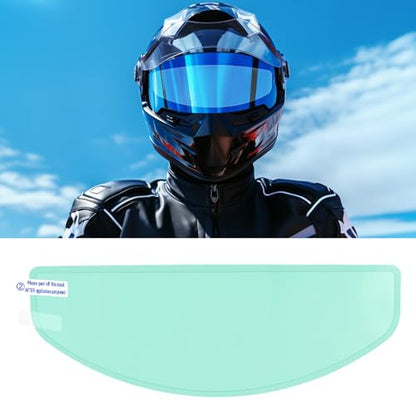 Motorcycle Anti Fog Film, Universal Fit Helmet Visors Insert Waterproof Fog Resistant Clear Vision (C (Fog))