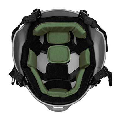 Tactical Helmet Pads - Universal Replacement Internal Memory Foam Pad Inserts for ACH, MICH, EXF Helmets - color: Black-1st