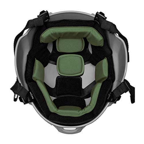 Tactical Helmet Pads - Universal Replacement Internal Memory Foam Pad Inserts for ACH, MICH, EXF Helmets - color: Black-1st
