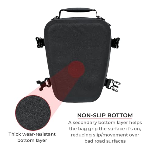 ViaTerra 100% Waterproof 6L Tailbag I Universal motorcycle seat bag I No outer rain cover or inner liner needed