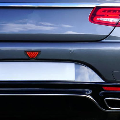 Car Rear Bumper LED Triangle Tail Brake Light Set with Flashing Warning for Universal Vehicles, Red Safety Lamp Suitable for Anti-collision and Rear Traffic Alert