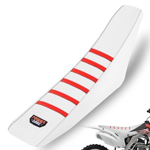 Dirt Bike Seat Cover White - Universial Motorcycle Seat Cover for Dirt Bike - Motorcycle Motorcross Enduro Seat Covers Cushions (Red) - color: Red