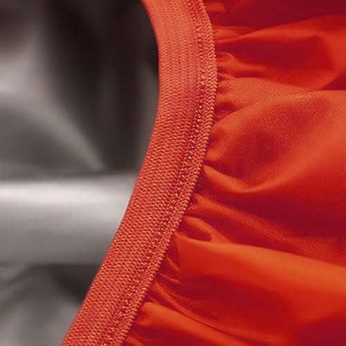 Waterproof Backpack Rain Cover with Reflective Straps - color: Red