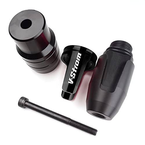 For SUZUKI V-Strom 250 650 1000 DL250 DL650 DL1000/V-Strom1000/XT Motorcycle CNC Aluminum Frame Crash Pad Exhaust Sliders Crash Protector slider - color: black