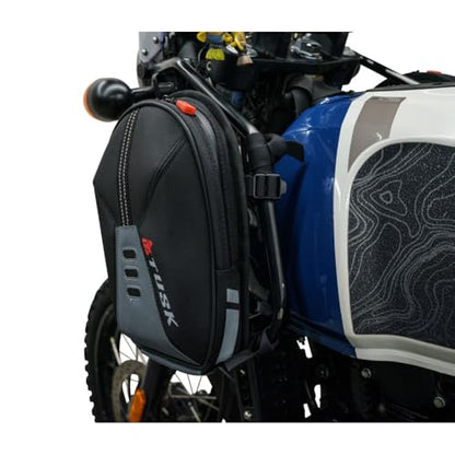 TUSK Sidekick Tank Saddle Bags Semi-Rigid Shell Tank Bags ADV Off-Road On-Road Motorcycle Camping Touring Tank Pannier Storage
