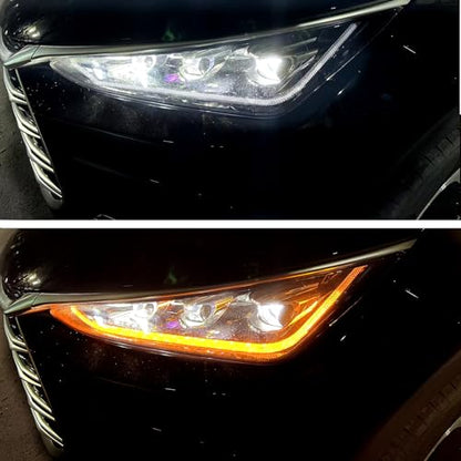 Led Flexible Soft Daytime Running Lights, 12V White/Yellow (45cm/ 22“)