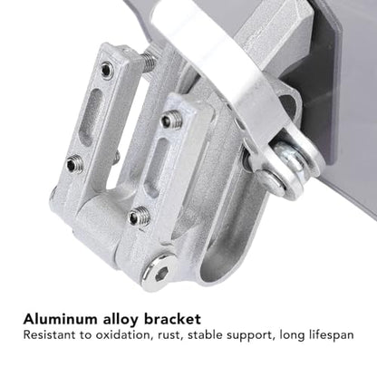 Motorcycle Windshield, Adjustable Windshield Extender, Acrylic Heightened Clip On Wind Deflector Windscreen Extension for Motorbike (Smoky Gray) - size: Smoky Gray