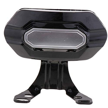 Kesoto Durable Motorcycle Sissy Bar Rear Passenger Back Rest Backrest Pad Cushion Universal Suitable for Motorcycle
