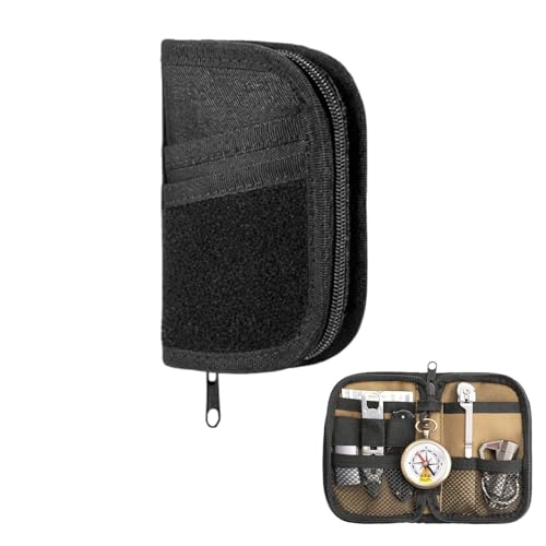 Mini EDC Pouch, Small Tactical EDC Molle Belt Pouch for Men, Portable Military Carry Accessory for Phone, Tools, and Essentials - size: type1