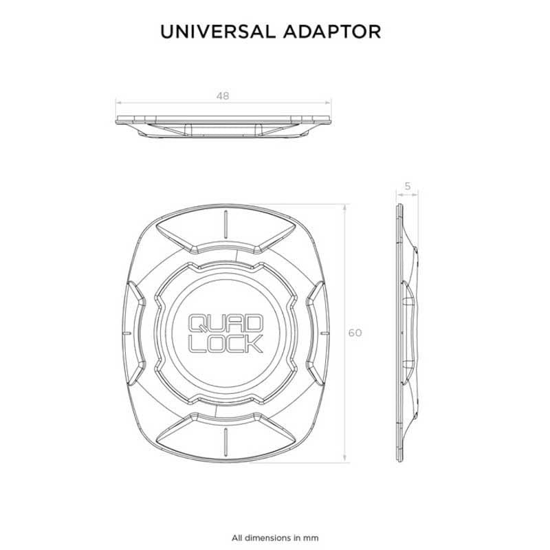 Quad Lock MAG Universal Adaptor for Smartphones