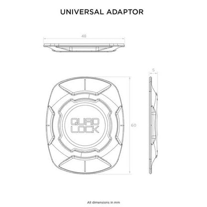 Quad Lock MAG Universal Adaptor for Smartphones