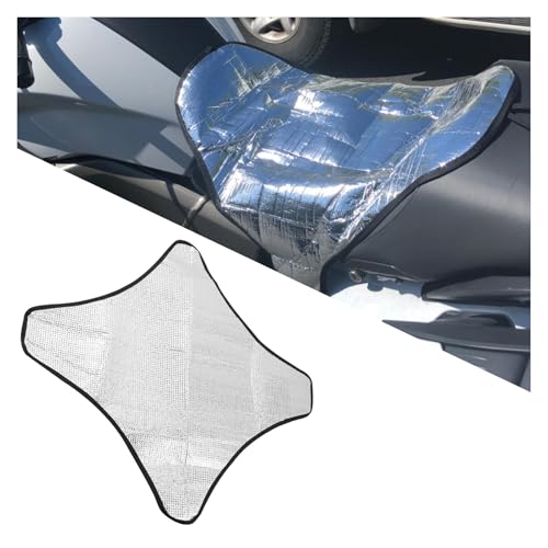 Motorcycle Seat Covers with Adjustable Cord,Portable Motorcycle Seat Cushion Cover for Cooling and Sun Protection,All-Season Motorcycles Cooling Seats Cover with Drawstring Bag