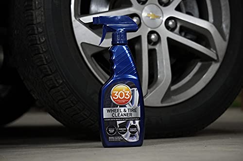 303 Products Wheel and Tire Cleaner - Cleans Both Wheels and Tires Effectively - Tough on Brake Dust - Removes Tire Browning - Foaming Formula, 16 fl. oz. (30590) Packaging May Vary - size: 15.5 Ounce (Pack of 1)