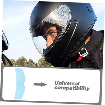 Garneck 2pcs Motorcycle Helmet Rainproof and Film Helmet Film Patch Visor Lens Motorcycle Part