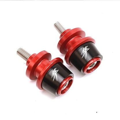 Red Motorcycle Swingarm Spools Slider Stand Screws for Hayabusa GSX1300R/GSX1300R Gen 3 1999-2008 2009 2010 2011 2012 2013 2014 2015 2016 2017 2018 2019 2020 2021 2022 2023 2024 2025 2026 - color: Red