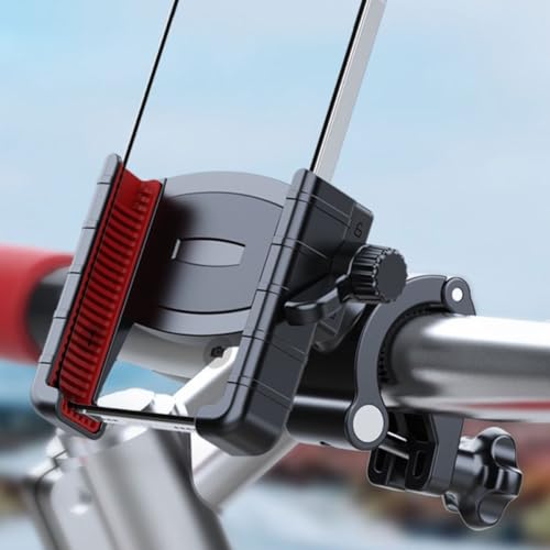Cabilock Motorcycle Phone Mount Shock Absorption Stand with Vibration Dampener Universal Phone Holder Base for Bike Handlebar Compatible with Smartphones Outdoor Riding