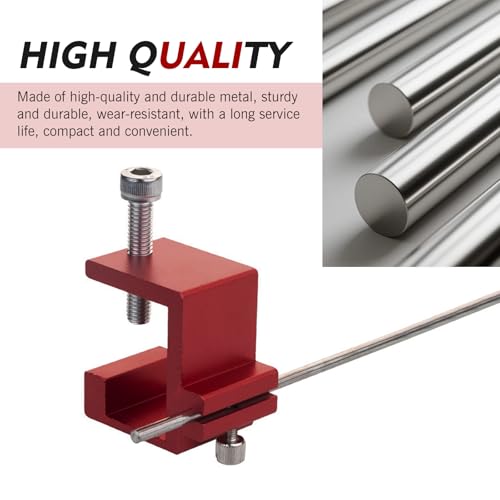 Motorcycle Chain Straightener, Rust-proof Metal Chain Adjustment Tool, Bike Chains Fast and Accurate Alignment Tool, for Motorcycles, Scooters, ATVs, Mopeds (Red)