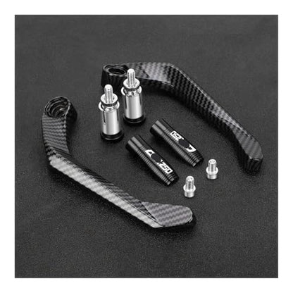 Motorcycle Handlebar Grips Brake Clutch Levers Guard Protector Handguard FOR CBR250 CBR 250 CBR250R CBR250RR 2011-2024 - color: Black With Logo