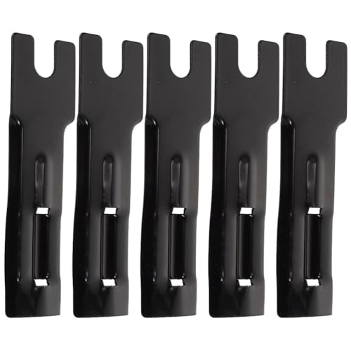 BESPORTBLE Bike Safety Flag Holder: 5Pcs Iron Bicycle Safety Flag Pole Mount Brackets for Motorcycle Dirt Bike Accessories, Black