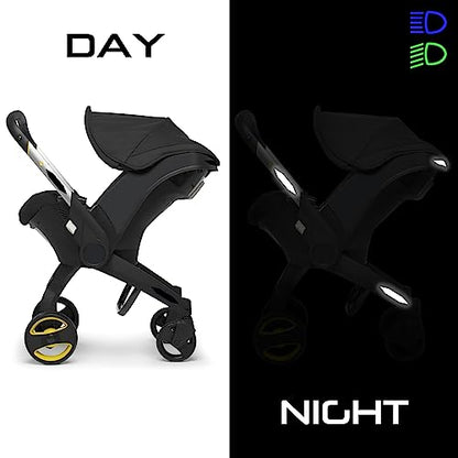 SlickMod - Reflective Hexagon Decal Sticker Stripes for Motorcycle Helmet - High Visibility Safety (1. Black) - color: 1. Black