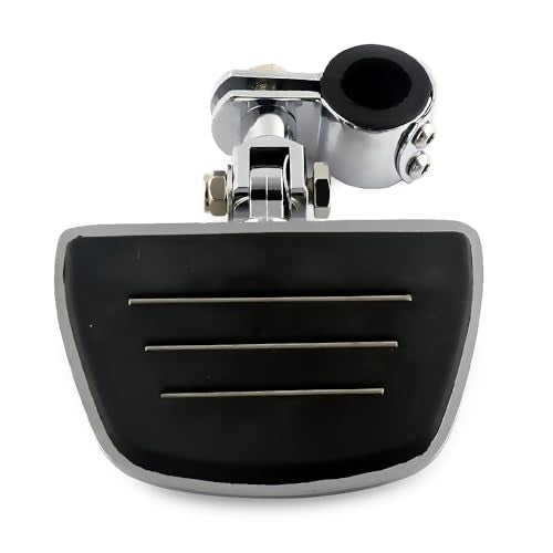 Motorcycle Highway Pegs Footpegs Wide Foot Rest Mini Floorboards Mount Kit Compatible with Harley Road King Road Glide Street Glide Electra Glide Sportster Honda Yamaha Kawasaki 25mm 32mm - color: Style #4 Chrome