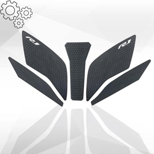 Motorcycle Gas Tank Protectors - Non-Slip Fuel Tank Sticker, Waterproof Traction Pad for YZF-R1 2015-2021