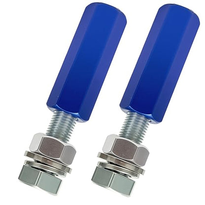 Universal Blue 1/4'' Quick Release Flag Pole Holder-2 Pack | Whip Dune Flag Mount, for Motocross, UTV, ATV, Motorcycle, Boat, Off Road, Aluminum and Steel Material - color: Blue