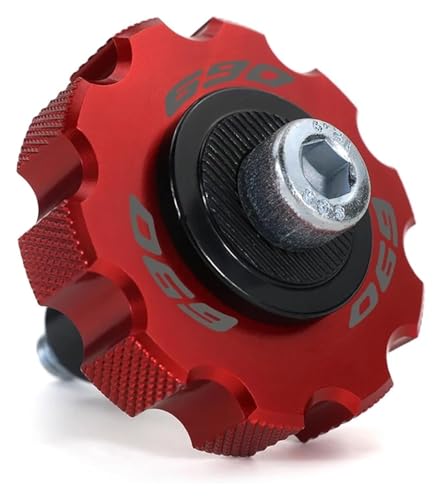 AHLMMX Motorcycle Throttle Lock Cruise Control Compatible with 990 1050 1090 1190 Adventure 1290 Super R Supermoto R/T 625 .D1111 - size: Red 690 Logo