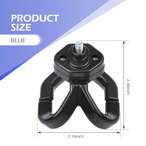 Motorcycle Helmet Hanger, Hanging Scooter Pothook Hook Accessories, Electric Scooter Handlebar Luggage Bag Holder with Double Claw Hook, Universal for Most Moped Scooters Bicycles (Black) - color: Black