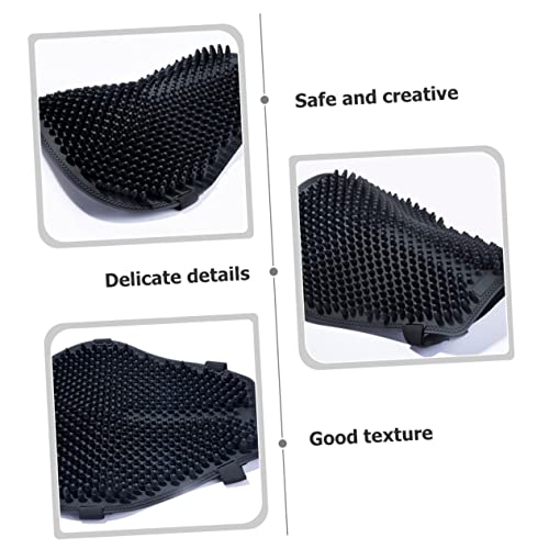 Non Skid Silicone Motorcycle Seat Cushion Thick Breathable Sunscreen Pad Shockproof Cooling Motorcycle Saddle Cover for Long Ride Comfort