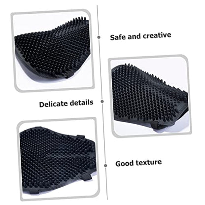 Non Skid Silicone Motorcycle Seat Cushion Thick Breathable Sunscreen Pad Shockproof Cooling Motorcycle Saddle Cover for Long Ride Comfort