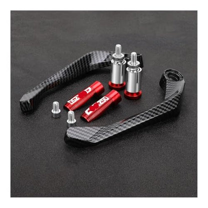 Motorcycle Handlebar Grips Brake Clutch Levers Guard Protector Handguard FOR CBR250 CBR 250 CBR250R CBR250RR 2011-2024 - color: Silver With Logo