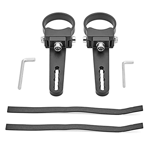 Wsays 1.75'' Custom Side Roll Cage Bull Bar Clamps LED Light Mount Bracket Compatible with Ranger RZR Ace General Fit Arctic Cat YXZ Teryx ATV UTV - size: 1.75 inch
