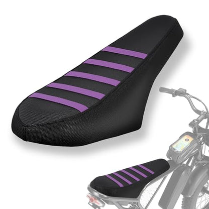 Non-Slip Seat Cover Compatible Fit for Ridstar Q20/Q20 Pro Lite EBike E-Bike, Electric Bike Soft Seat Cover Purple - color: purple