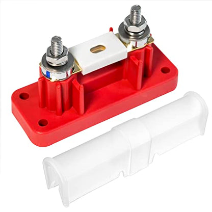Spartan Power 400 Amp ANL Ceramic Fuse & Holder Kit Red - color: RED, size: 400A RED