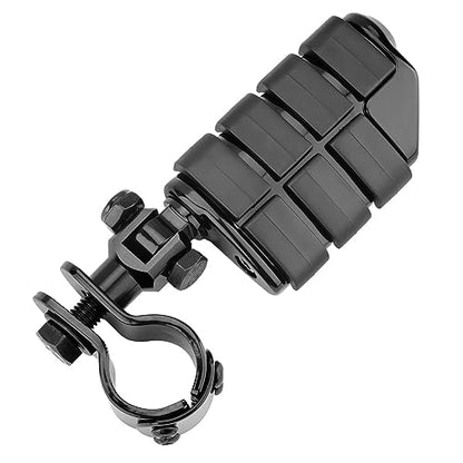 Motorcycle Highway Foot Pegs, Highway Footrest Fit for Harley Touring Yamaha Honda Suzuki Kawasaki 25mm 32mm 34mm Engine Guard (‎Gloss Black) - color: Gloss Black