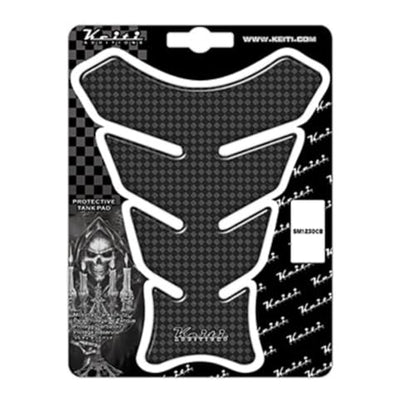 Keiti Motorcycle Tank Pad Small SM1230 (Carbon) - color: Carbon
