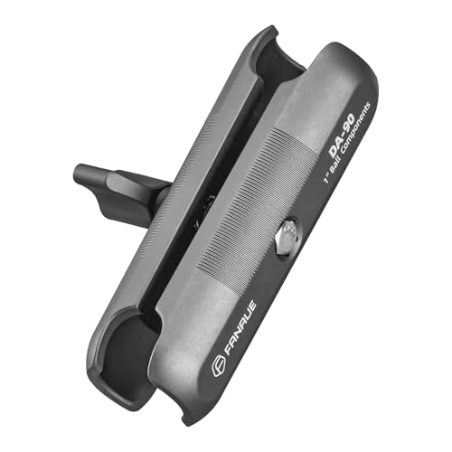 FANAUE Double Socket Arm Compatible with RAM Mount B Size Ball Head and Bike Motorcycle Phone Holder, Fits Industry All Standard 1" Ball Adapters (DA-90)