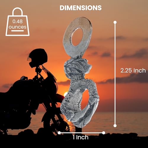 Guardian Bell Eagle Claw Good Luck Bell Hanger Mount | Motorcycle Bell | Lead-Free Pewter | Made in USA - color: Claw