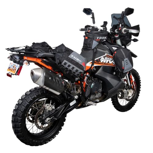 Tusk Excursion Rackless Luggage System Base Standard Heat Shield Black/Tan For BMW F900GS Adventure 2024