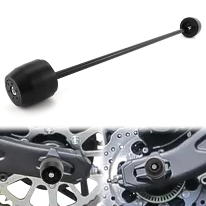 Xitomer Rear Axle Sliders Fit for Z650 Ninja 650 2017-2024, Z650RS 2021-2025, Motorcycle Rear Fork Wheel Frame Sliders Crash Protector (Rear) - style: Rear