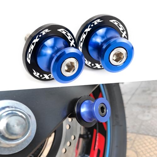 Motorcycle Swingarm Spools Fit For GSX-R600 GSX-R750 GSXR 1000 1100 GSX1300R - 2024 2025 Rear Frame Stand GSXR 125 150 250 300 Swingarm Spools Frame Sliders GSXR Accessories BE - color: blue