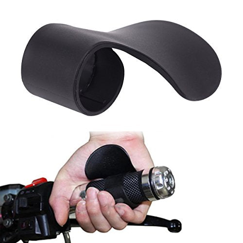 [2 Pack] Yeworth Throttle Assist Cruise Control Grip Handlebar Rocker Rest Accelerator Assistant for Motorcycle (Black)