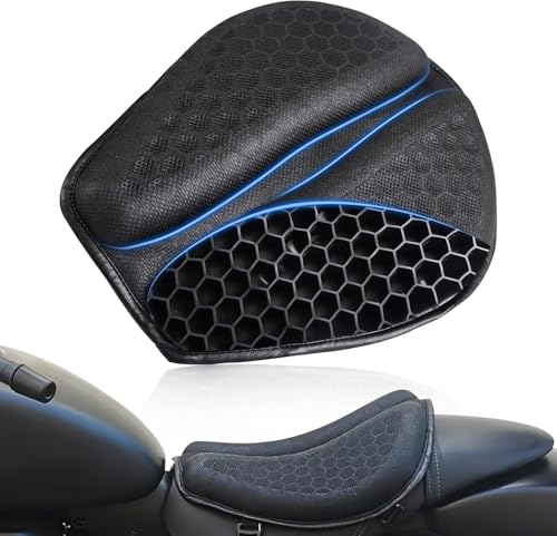 Motorcycle Seat Cover for Can-Am Ryker 900 2019-2026,Foldable Gel Cushionlycra Fabric with Air Ducts Shock Absorption Breathable and Wear-Resistant