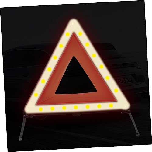 DECHOUS Reflective Triangle Warning Sign Kit Emergency Roadside Safety Triangle for Vehicles Storage Case