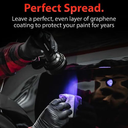 Adam's Polishes Suede Applicator (2 Pack) - Car Detailing Sponge, Use with Ceramic Spray, Graphene Coatings on Car Paint, Metal, Plastic Trim, Rubber & Glass - size: 2 Pack
