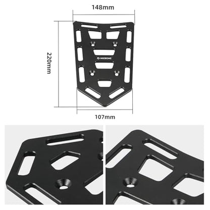 NICECNC Motorcycle Luggage Rack & Trunk Mount Compatible with KTM 125-530 EXC/XC,Compatible with Honda CR CRF CRFX 125 250 450,Compatible with Yamaha YZ YZF WRF 125 250 450 (Need Pre-drilled Hole)