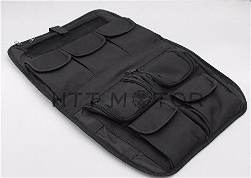LA03- Tour Pack Lid Organizer Black Compatible with Harley Davidson All - size: Tour Pak Bag